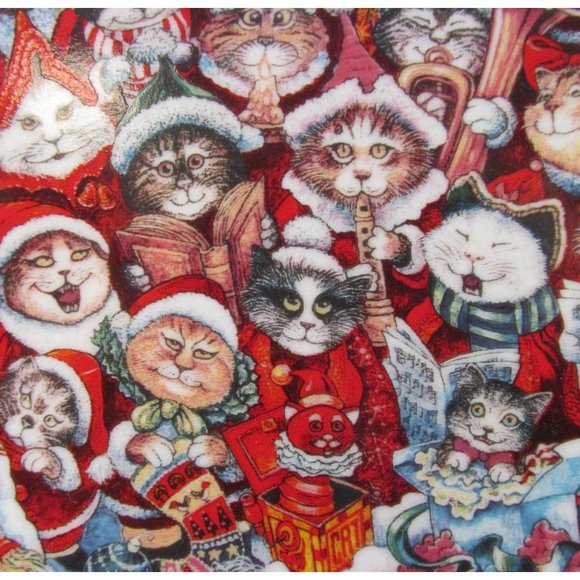 Santa Claws Porcelain Plate Franklin Mint Limited Edition by Bill Bell - Picture 2 of 10